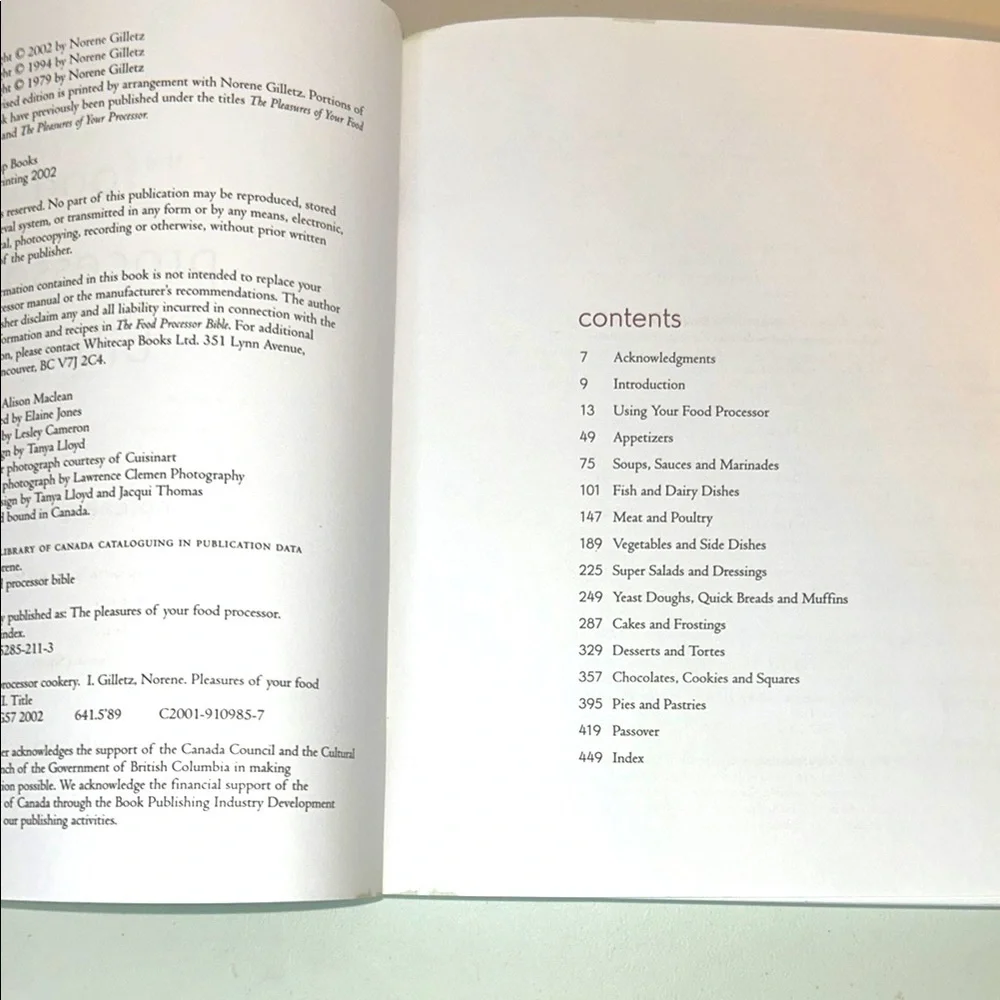 The Food Processor Bible Cook Book
